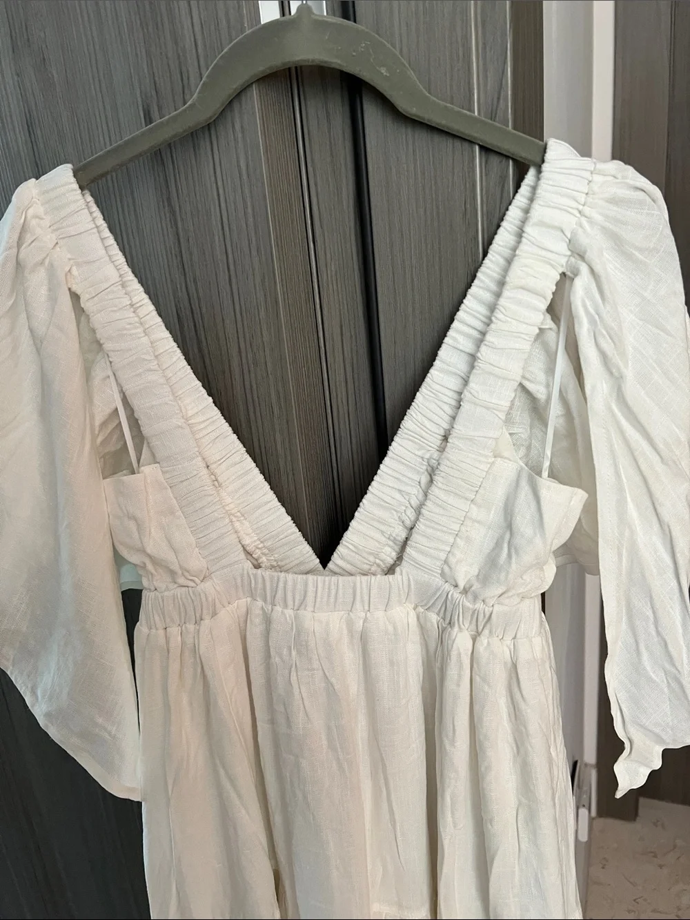 NWT REVOLVE Australia SHOWPO Lyrad empire waist textured maxi dress US 2 - Picture 11 of 12